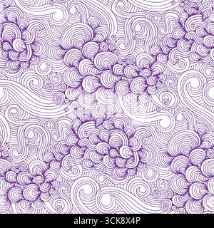 Seamless pattern with ordinary style Stock Vector