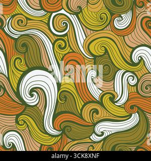 Seamless pattern with ordinary style Stock Vector