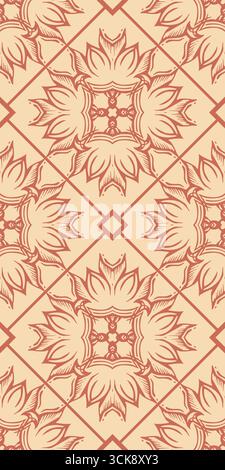 Seamless pattern with ordinary style Stock Vector