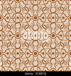 Seamless pattern with ordinary style Stock Vector