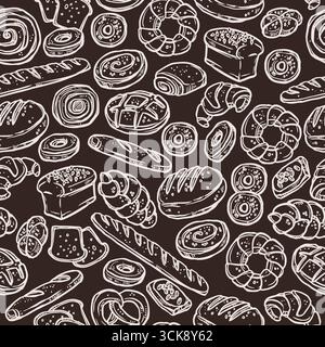 Seamless pattern with ordinary style Stock Vector
