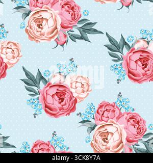 Seamless pattern with ordinary style Stock Vector
