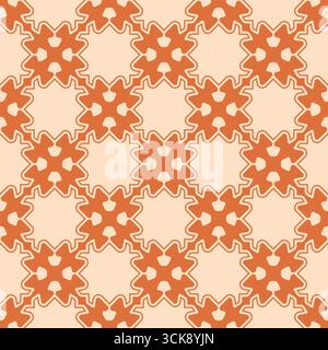 Seamless pattern with ordinary style Stock Vector