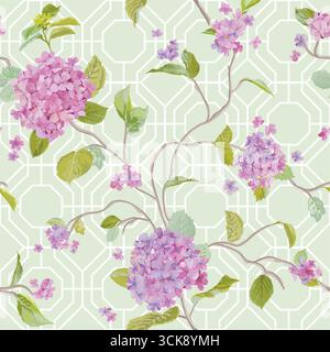 Seamless pattern with ordinary style Stock Vector