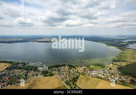 Unterfleesensee with Iberohotel, Goehren-Lebbin, Mecklenburger ...