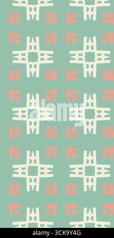 Simply modern seamless pattern Stock Vector