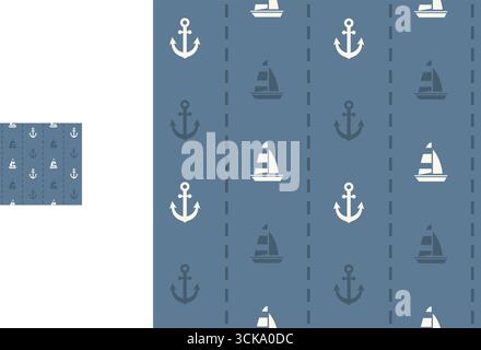 Simply modern seamless pattern Stock Vector