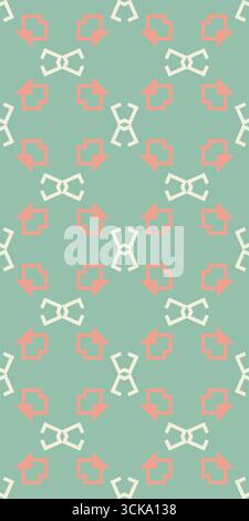 Simply modern seamless pattern Stock Vector