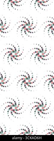 @abstract colorful circles arrangement with pastel and dark shade Stock Vector