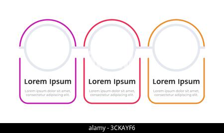 Fin tech solutions for business infographic template Stock Vector
