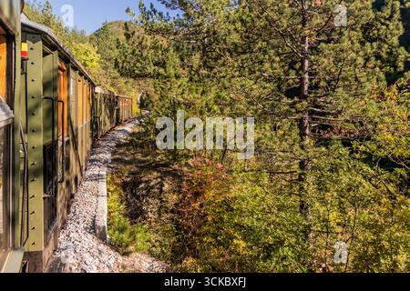 View Of A Train On Sarganska Osmica Sargan Eight Narrow gauge view-of-a-train-on-sarganska-osmica-sargan-eight-narrow-gauge