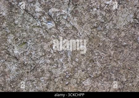 Old cracked grunge grey concrete floor texture background, weathered cement aged background Stock Photo