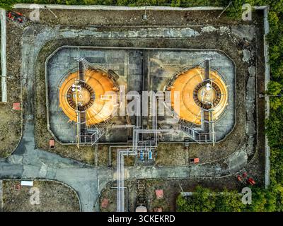 Spherical gas storage tanks at an industrial enterprise Stock Photo - Alamy