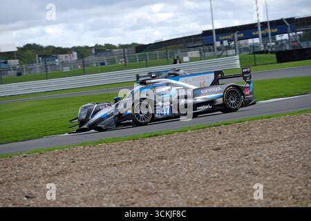 Towcester, UK. 12th Sep, 2025. ELMS - European Le Mans Series, Goodyear 4 Hours of Silverstone 2025 [47]/CLX MOTORSPORT/Oreca 07 - Gibson/Manuel ESPêRITO SANTO (POR)/Enzo FITTIPALDI (BRA) on track action during practice session for the European Le Mans Series, Goodyear 4 Hours of Silverstone 2025 at Silverstone Circuit, United Kingdom, from 12th - 14th September 2025. ( Credit: Rob Gray/Alamy Live News Stock Photo