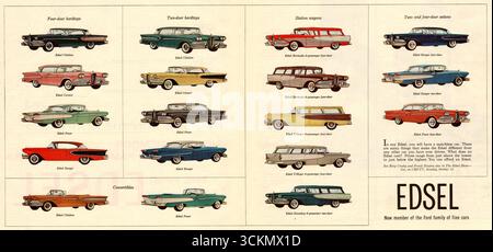 1957 FORD EDSEL AD. 'This Is the Edsel.' Stock Photo - Alamy