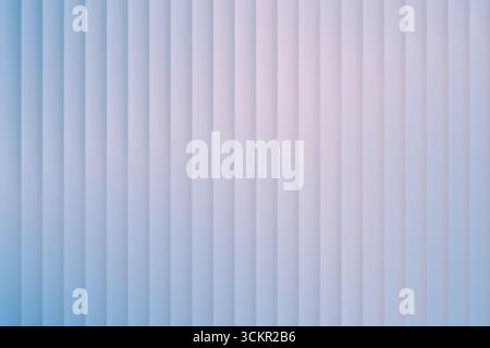 Ribbed or reeded glass effect white background texture. Stock Photo