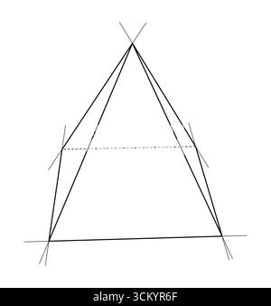Geometric Line Art Stock Vector