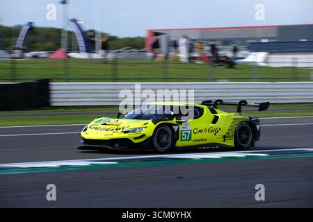 Towcester, UK. 13th Sep, 2025. On track during Qualifying on Saturday 13 September 2025 for the European Le Mans Series, Goodyear 4 Hours of Silverstone 2025 at Silverstone Circuit, United Kingdom, from 12th - 14th September 2025. ( Credit: Rob Gray/Alamy Live News Stock Photo