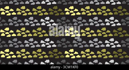 Background cloud seamless pattern design minimalist Stock Vector