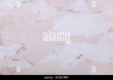 New marble background in adorable light beige color. Stock Photo