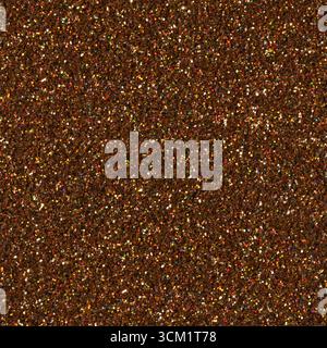 Brown glitter texture. Seamless square texture. Stock Photo
