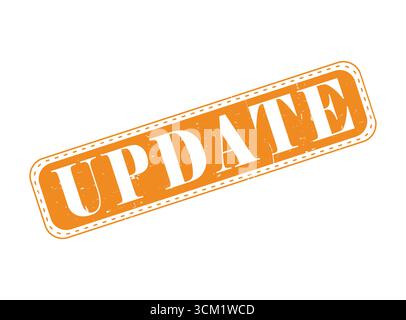 A Updated Rubber Stamp Seal on a Bar Stock Vector