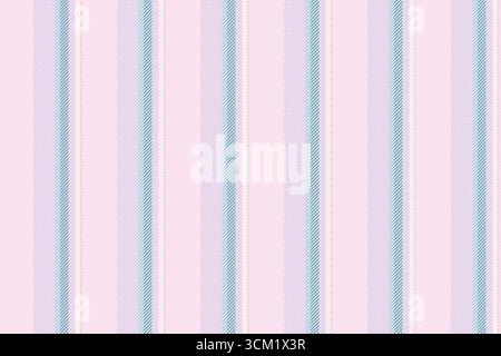 Soft pastel striped pattern. Delicate vertical bands in pink, lavender and teal. Ideal for backgrounds, textiles, or wallpaper. Simple, clean design. Stock Vector