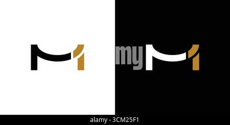 abstract-and-unique-m1-logo-