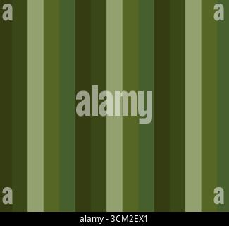 Green pastel color Vertical stripes seamless pattern. Vector graphic colored illustration. Use for cosmetic package, shop, store, products, spa salon, Stock Vector