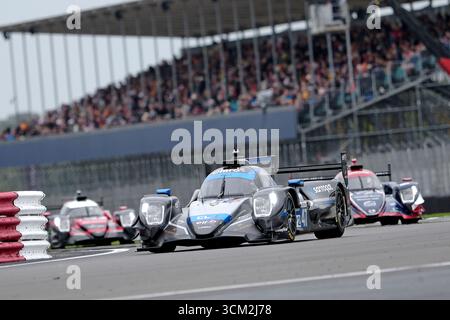 Towcester, UK. 14th Sep, 2025. [47]/CLX MOTORSPORT/Oreca 07 - Gibson/Manuel ESPêRITO SANTO (POR)/Enzo FITTIPALDI (BRA) Action on Sunday 14 September 2025 during the European Le Mans Series, Goodyear 4 Hours of Silverstone 2025 at Silverstone Circuit, United Kingdom. ( Credit: Rob Gray/Alamy Live News Stock Photo