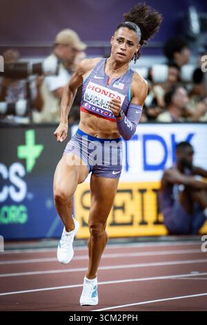 Sydney McLaughlin-Levrone (USA). 400m gold medal. World Athletics