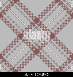 Elegant plaid pattern design featuring soft, muted colors. Ideal for backgrounds, textiles, and digital art. Adds a touch of classic style and subtle Stock Vector