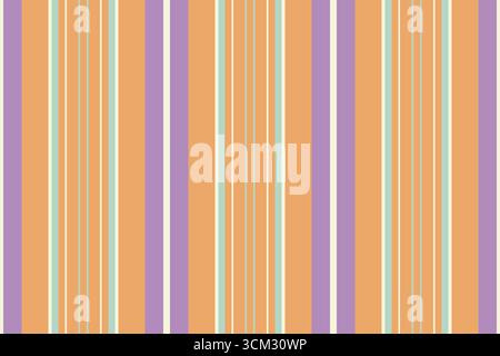 Playful stripe pattern featuring pastel colors. Ideal for backgrounds, textiles, or adding a retro vibe to design projects. Versatile and visually app Stock Vector