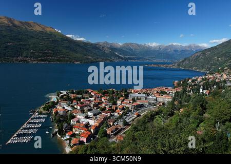 City view, Bellano, Lake Como, Lombardy, Italy Stock Photo
