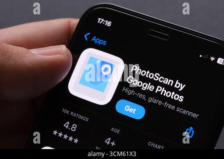 PhotoScan app Stock Photo
