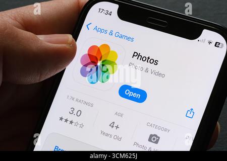 Photos app Stock Photo
