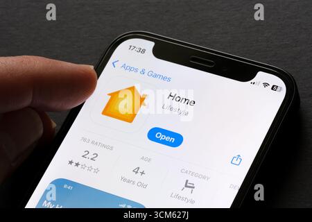 Home app Stock Photo