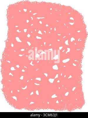 Crayon Squiggle Rectangle Patch Frame Sketch Stock Vector