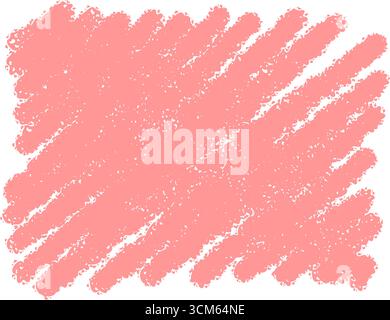 Pink Crayon Sketch Quote Frame Banner Stock Vector