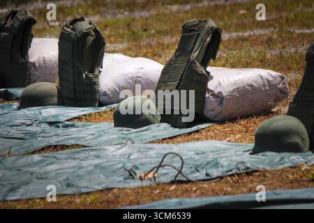 Exercises on the barracks Stock Photo - Alamy