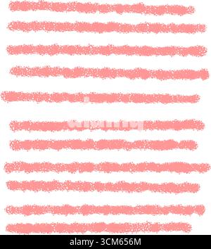 Pink Crayon Sketch Quote Frame Stock Vector