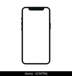 Mockup Iphone 16, 17, 17pro. Mock up screen iphone. Vector illustration Stock Vector