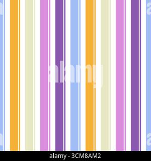 Seamless pattern with colorful vertical stripes Stock Vector
