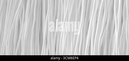 image is a close up of a white background with many white lines. The lines are thin and appear to be made of some sort of material. Scene is calm and Stock Photo