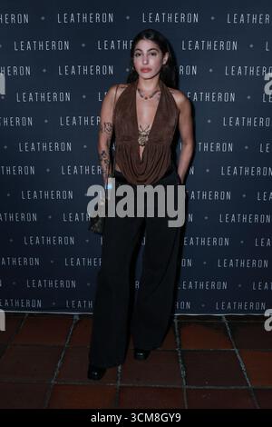 TEA COZZUOL attends fashion label Leatheron’s Post Show Celebration at