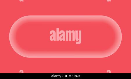 inner glow round button frame. Abstract minimal frame with soft inner glowing, minimal vector trendy design element for modern graphic projects. Stock Vector