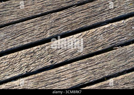 Weathered wooden planks, background image Stock Photo