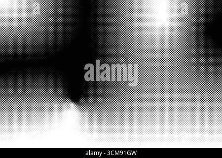Abstract black and white halftone gradient background image Stock Vector