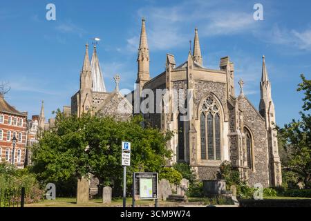 England, Kent, Dover, St Mary's Church Stock Photo