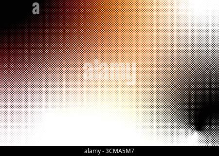 Abstract halftone gradient background in vibrant colors. Stock Vector